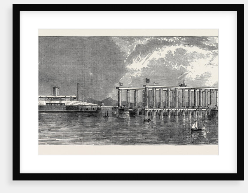 The Hydraulic Lift Graving Dock at Bombay by Anonymous