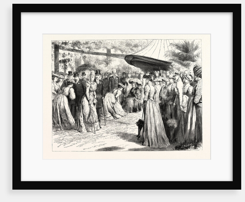 The Visit of the German Emperor: The Garden Party Given at Marlborough House by the Prince and Princess of Wales by Anonymous