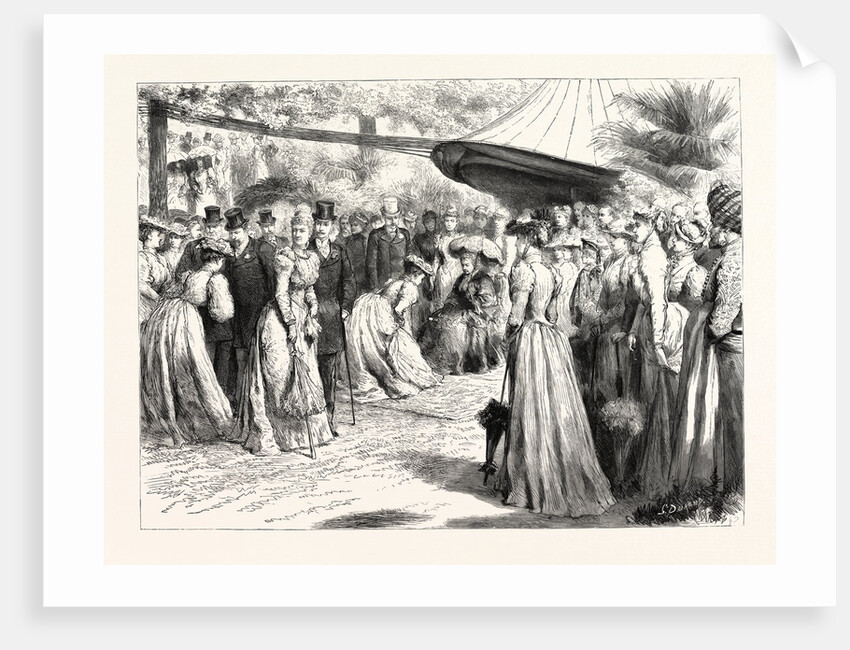 The Visit of the German Emperor: The Garden Party Given at Marlborough House by the Prince and Princess of Wales by Anonymous