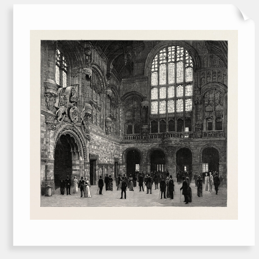 The New Law Courts at Birmingham, Opened by T.R.H. The Prince and Princess of Wales: The Great Hall of the New Law Courts by Anonymous