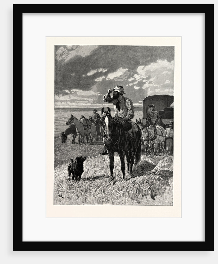 In Search of a New Home, a Scene in the Far West by Anonymous