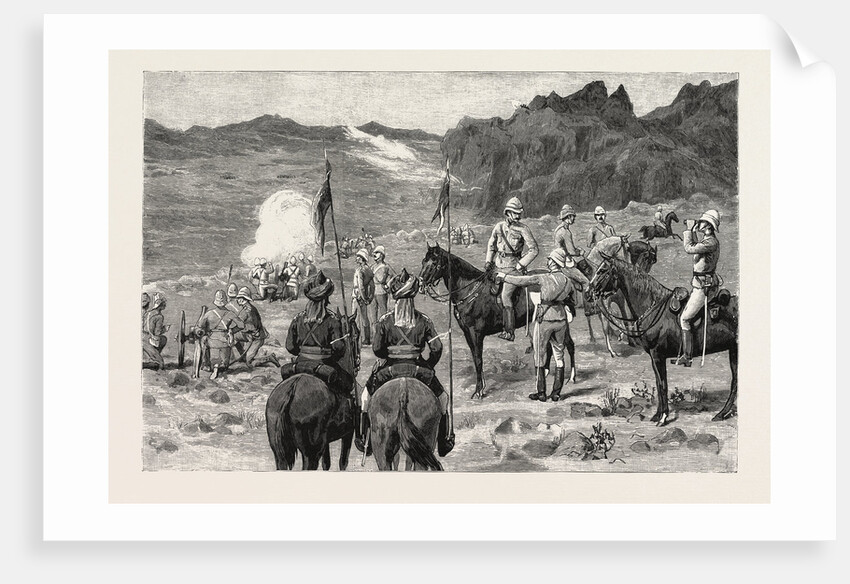 The Attock Manoeuvres: View from the Left Flank of the South Lines of Defence Looking West by Anonymous