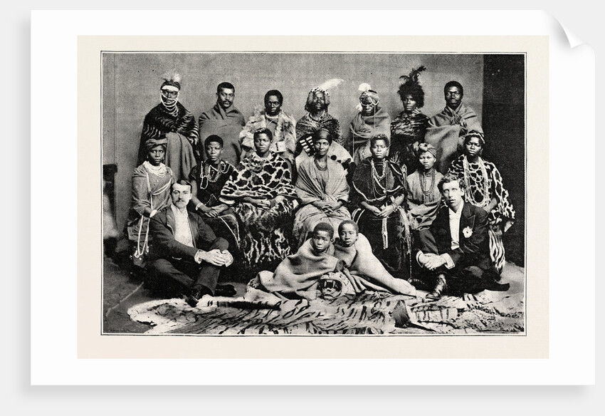 The African Native Choir, which Sang Before H.M. The Queen at Osborne by Anonymous