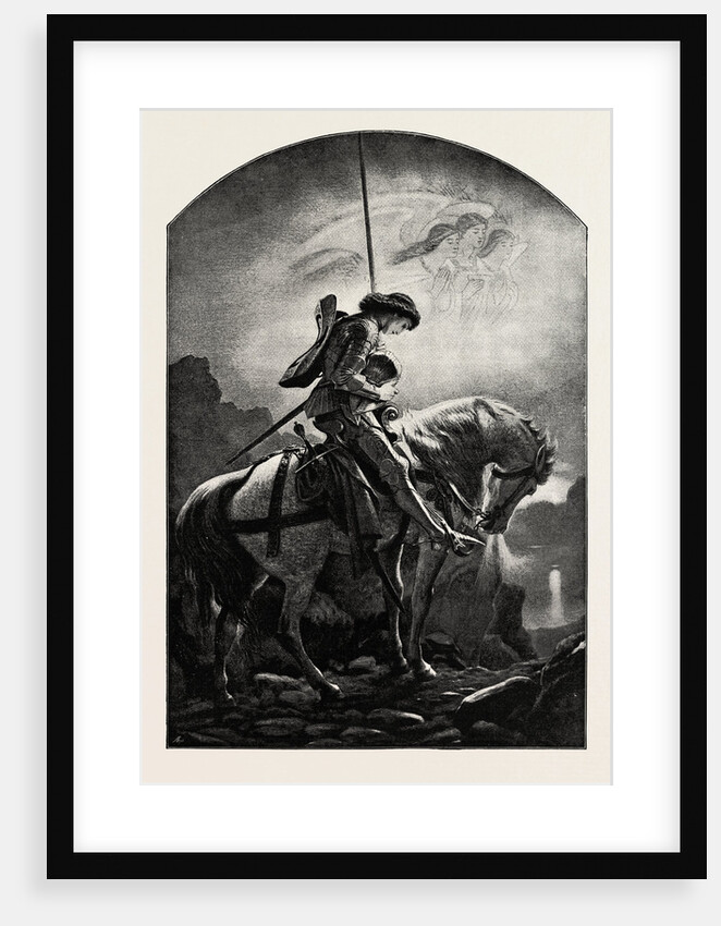 Sir Galahad and the Vision of the Holy Grael by Anonymous