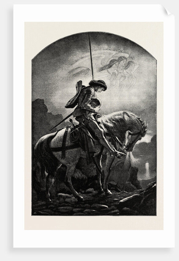 Sir Galahad and the Vision of the Holy Grael by Anonymous