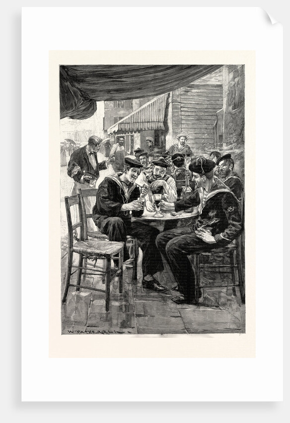 Chums: English and French Sailors on Leave at a French Port by Anonymous