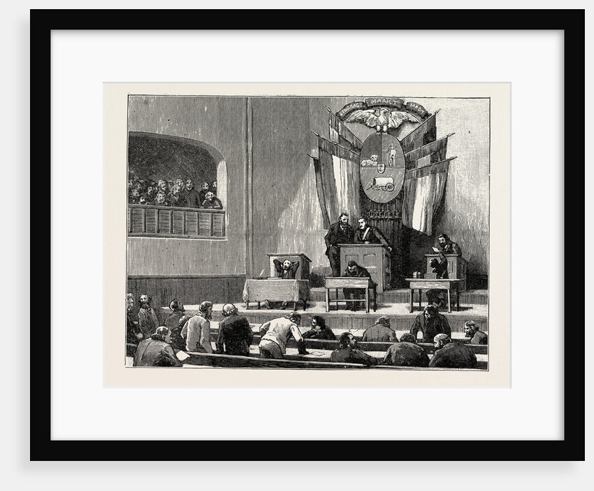 Lord Randolph Churchill in South Africa: The Interior of the House of Commons, Pretoria by Anonymous