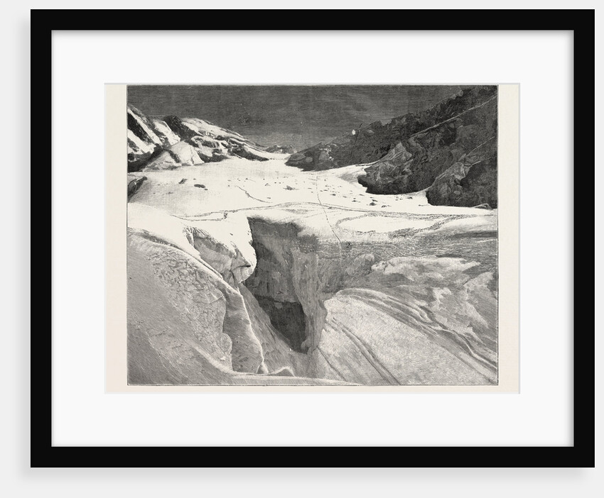 The Fatal Accident on Mont Blanc: General View of the Petit Plateau by Anonymous