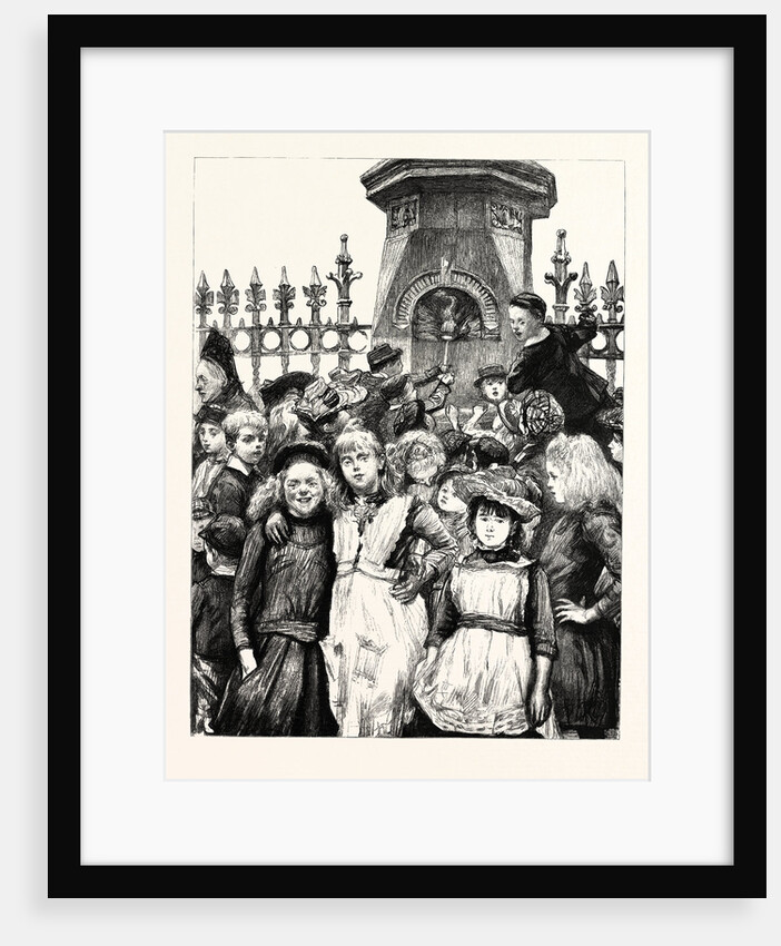 Free Education, Children Drinking at a Fountain Out of School Hours by Anonymous