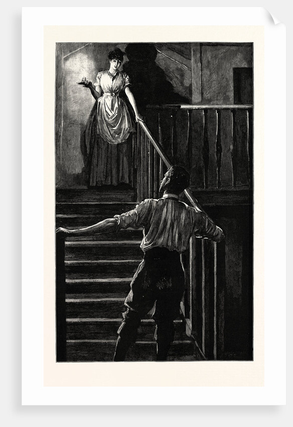 Tess of the D'Urbervilles: Clare Came Down from the Landing above in His Skirt-Sleeves, and Put His Arm Across the Stairway by Anonymous
