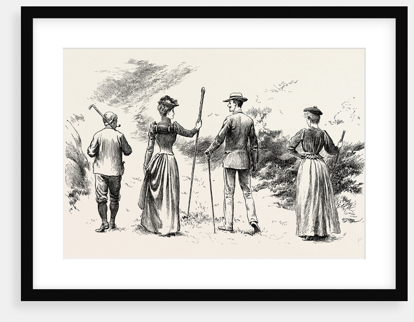 The Holiday Season in Wales, the Ascent of Snowdon: Morning: The Party Sets Out by Anonymous