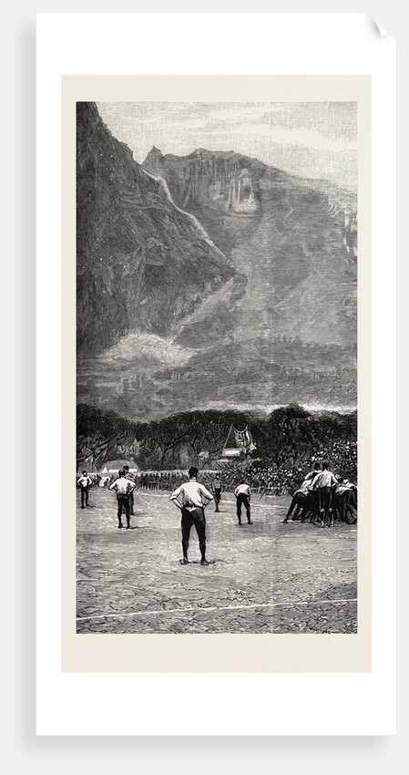 The English Football Team in South Africa, the Last Match at Cape Town by Anonymous