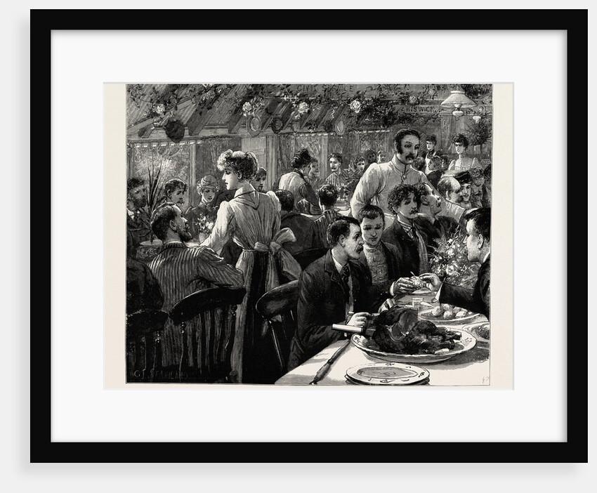 The Cyclists' Sunday Dinner at Ripley: The Clubs at Dinner by Anonymous