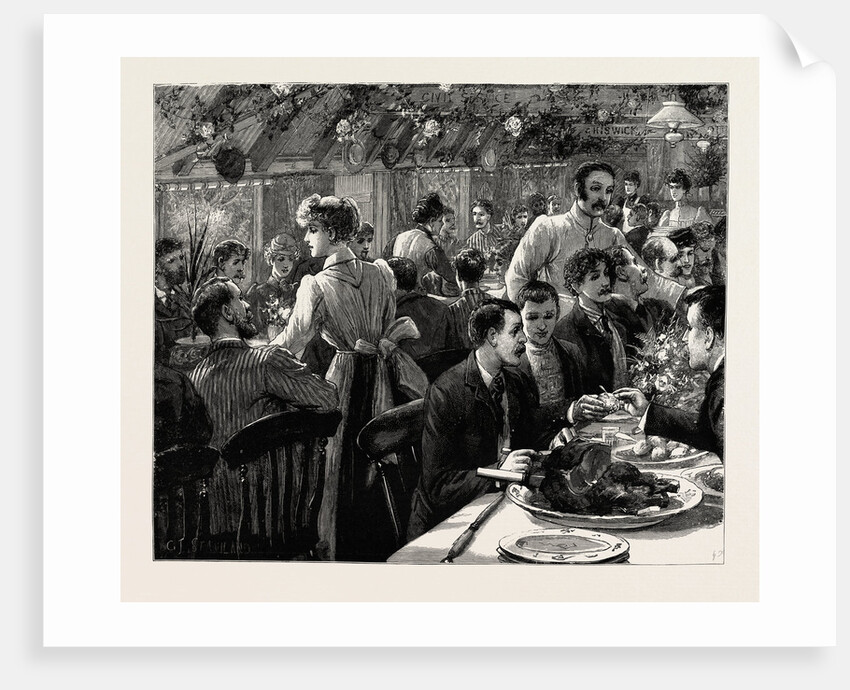 The Cyclists' Sunday Dinner at Ripley: The Clubs at Dinner by Anonymous