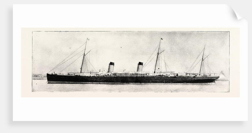 The S.S. Teutonic which Has Made the Fastest Passages on Record, Westwards and Eastwards, Across the Atlantic by Anonymous