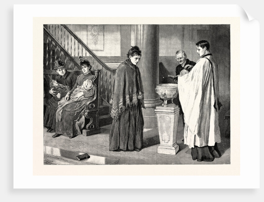 A Christening in the Chapel of the Foundling Hospital by Anonymous