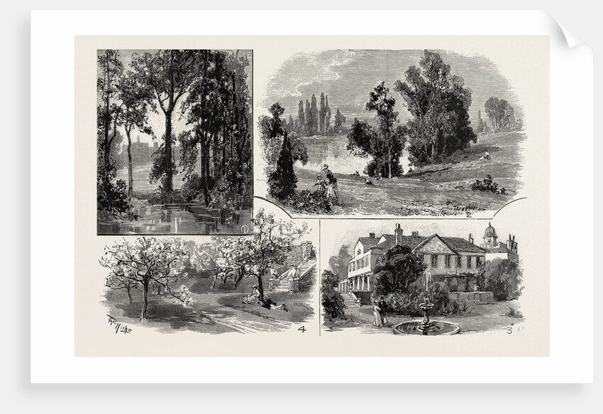 Sketches in Waterlow Park, which Has Been Presented to the Public by Sir Sydney Waterlow by Anonymous