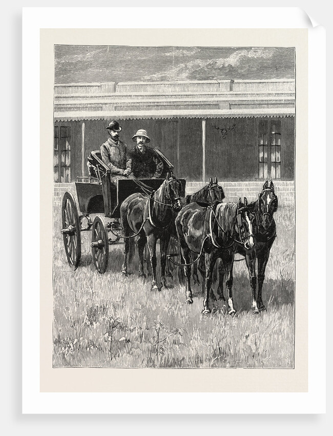 Sketches of Life on an Estancia in the Argentine Republic: Starting for a Drive Over the Pampas in a Mail-Pheaton by Anonymous