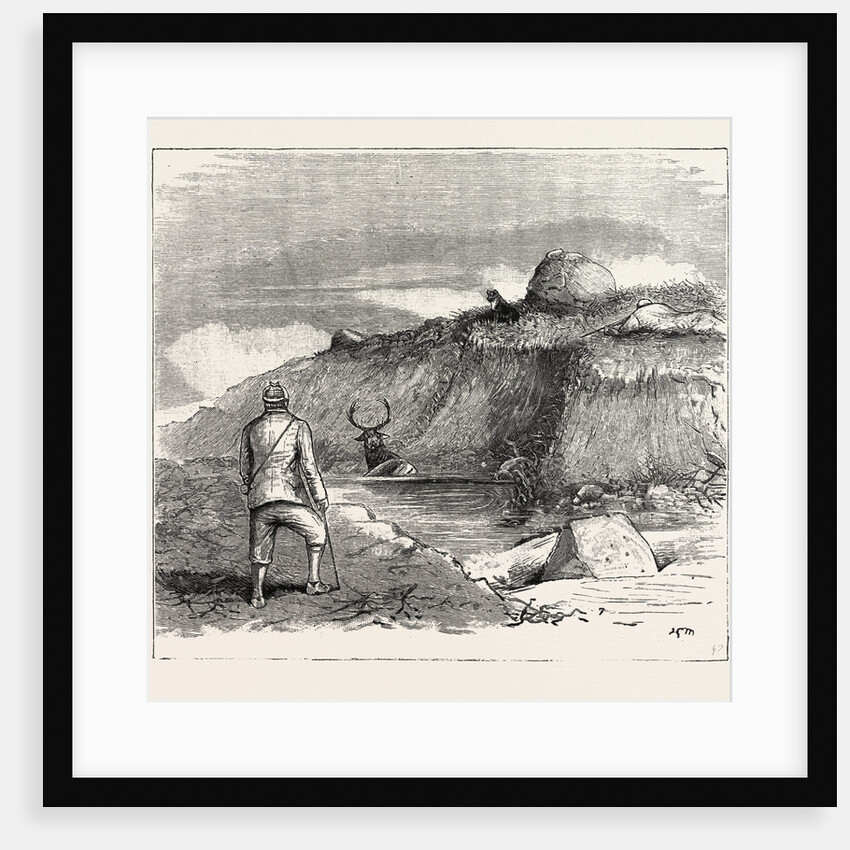 Deer Stalking in the Forest of the Black Mount, Argyllshire: The Coup De Grace by Anonymous