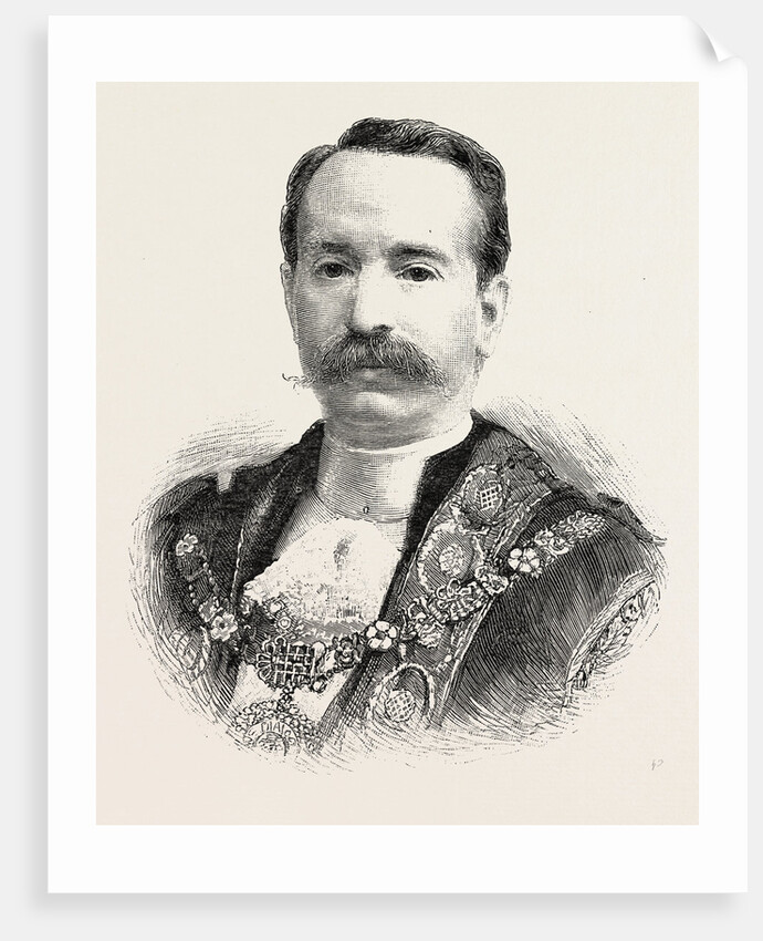 The New Lord Mayor, Mr. Alderman David Evans by Anonymous