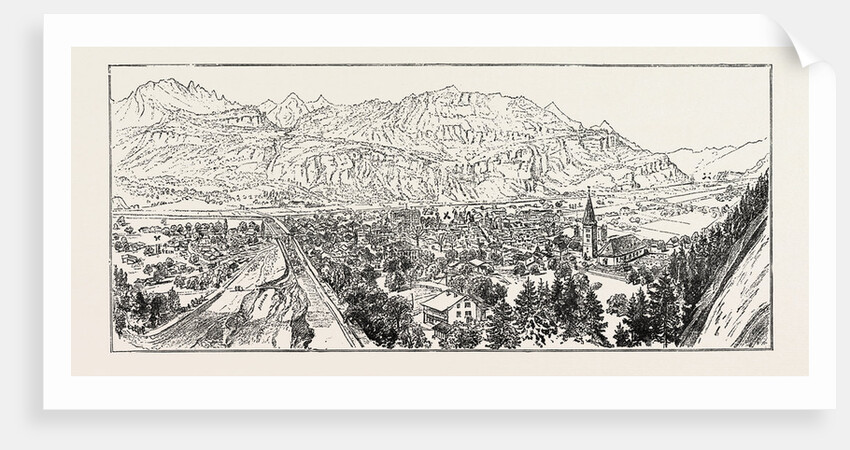 Meiringen, in the Canton of Berne, Switzerland, which Has Been Destroyed by Fire by Anonymous