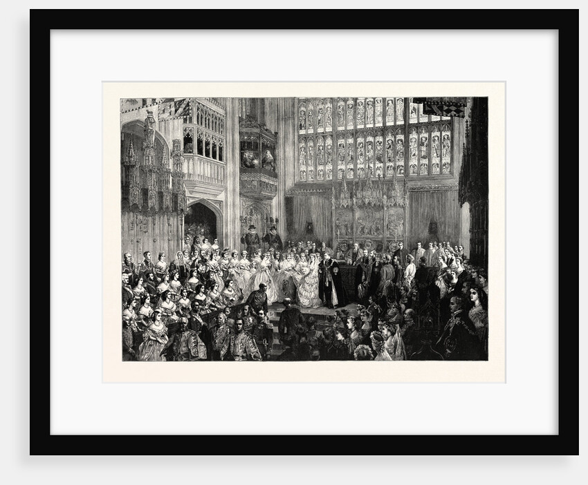 The Marriage of T.R.H. The Prince of Wales and the Princess Alexandra of Denmark in St. George's Chapel, Windsor Castle, March 10, 1863 by Anonymous