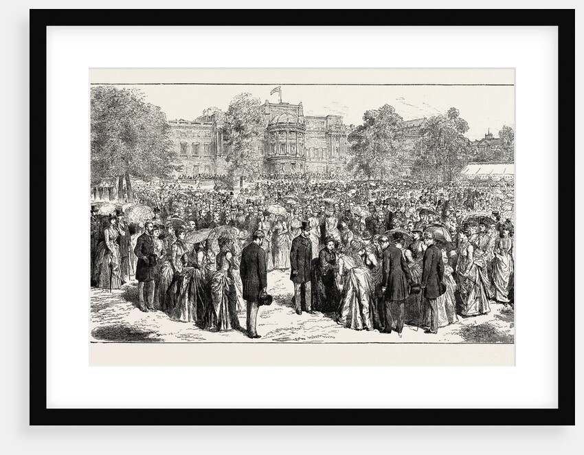 H.R.H. The Prince of Wales Attending Her Majesty at the Royal Jubilee Garden Party Held in the Grounds of Buckingham Palace, 1887 by Anonymous