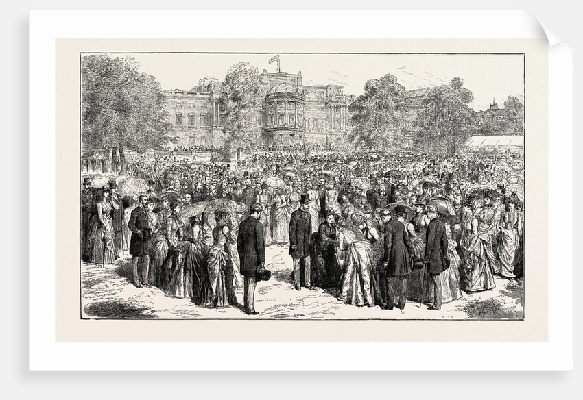 H.R.H. The Prince of Wales Attending Her Majesty at the Royal Jubilee Garden Party Held in the Grounds of Buckingham Palace, 1887 by Anonymous