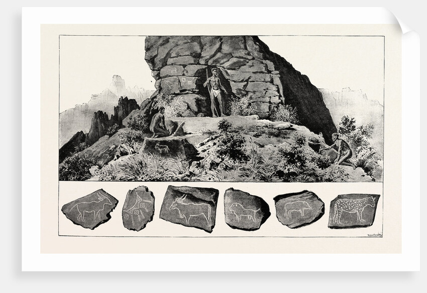 Dr. Emil Holub's South African Exhibition in the Rotunda Buildings, Vienna, Models of Bushmen at Work by Anonymous