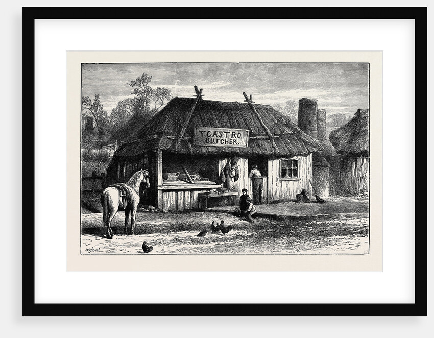 The Shop of Castro the Butcher at Wagga Wagga, Australia by Anonymous
