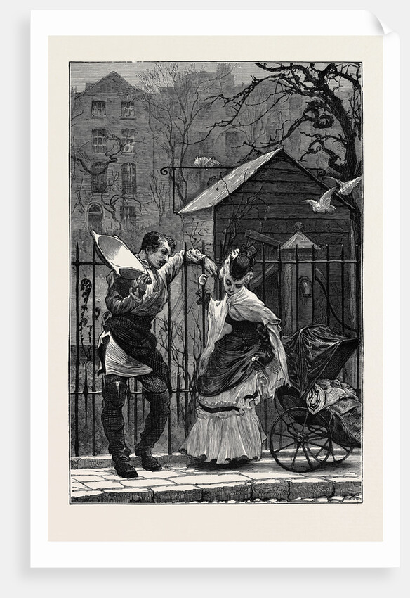 An Idyll of Golden Square, from a Picture by E.J. Gregory in the Institute of Water Colour Painters by Anonymous