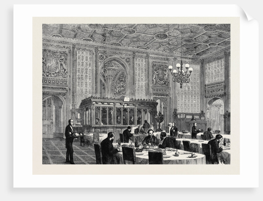The Refreshment Room at the House of Commons, London, 1872 by Anonymous