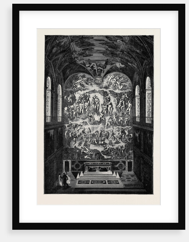 Rome: the Last Judgment, in the Sistine Chapel, Italy by Anonymous