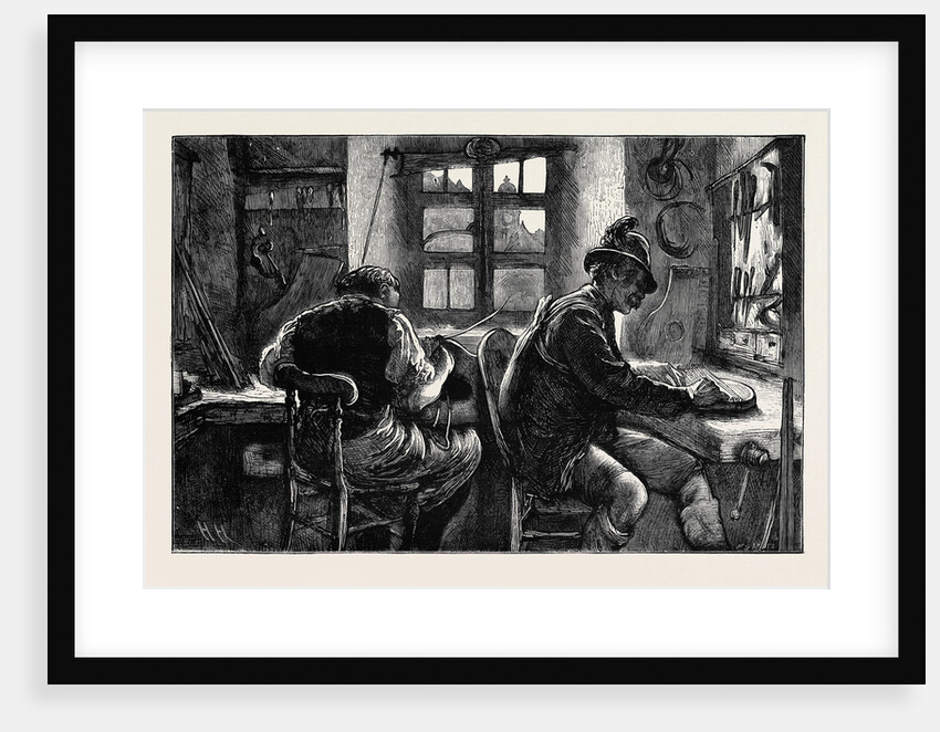 Musical Instrument Makers at Mittenwald, Germany: Zither Makers by Anonymous