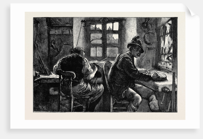 Musical Instrument Makers at Mittenwald, Germany: Zither Makers by Anonymous
