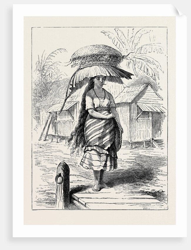 Manilla Girl Waiting for the Ferry Boat by Anonymous