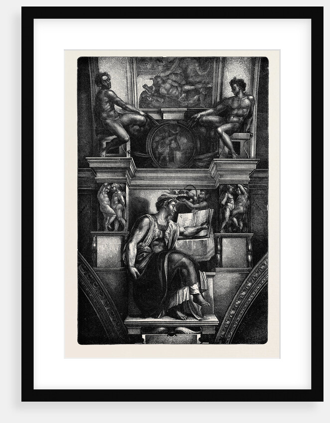 Rome: The Erythraean Sibyl, in the Sistine Chapel, Italy by Anonymous