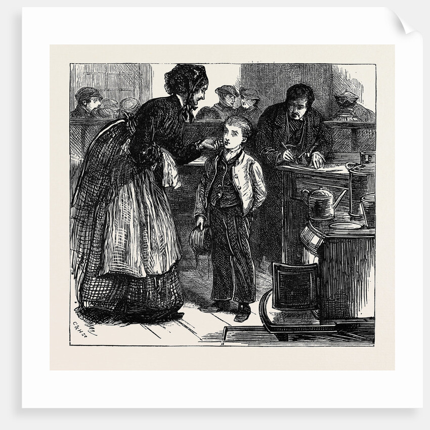 Home for News-Boys in the Metropolis: Arrival of a New Boy by Anonymous