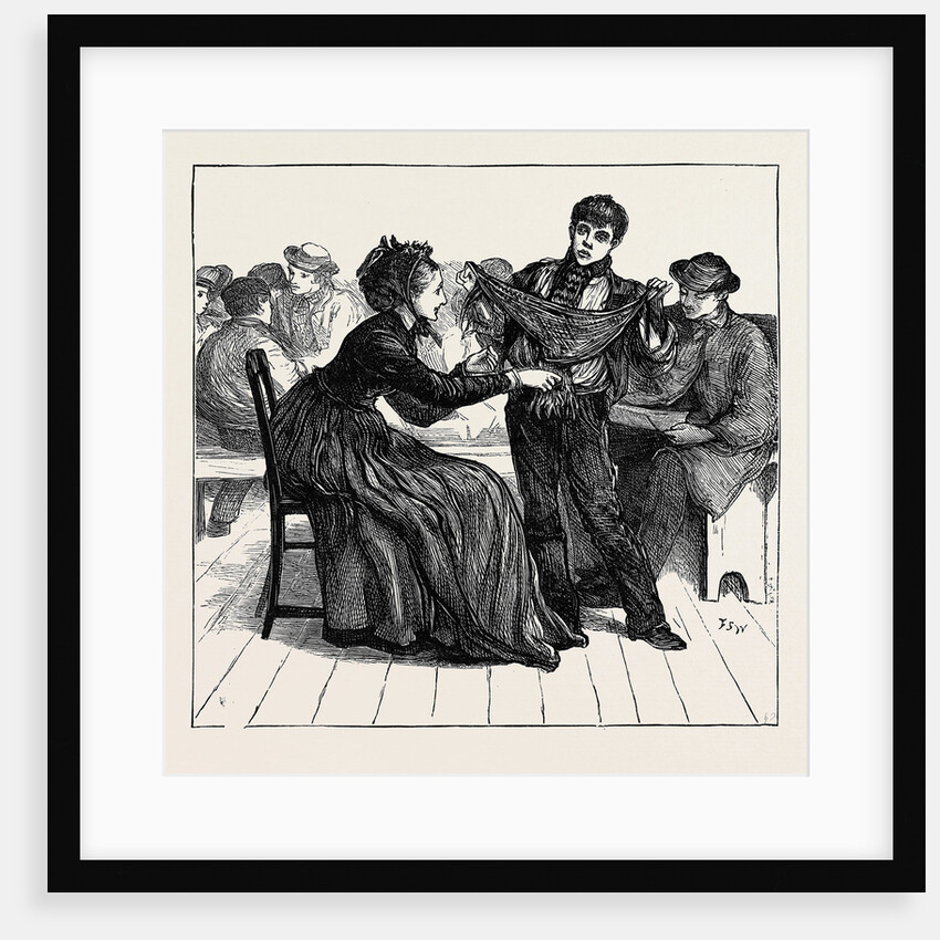Home for News-Boys in the Metropolis: Buying Clothes of the Matron by Anonymous