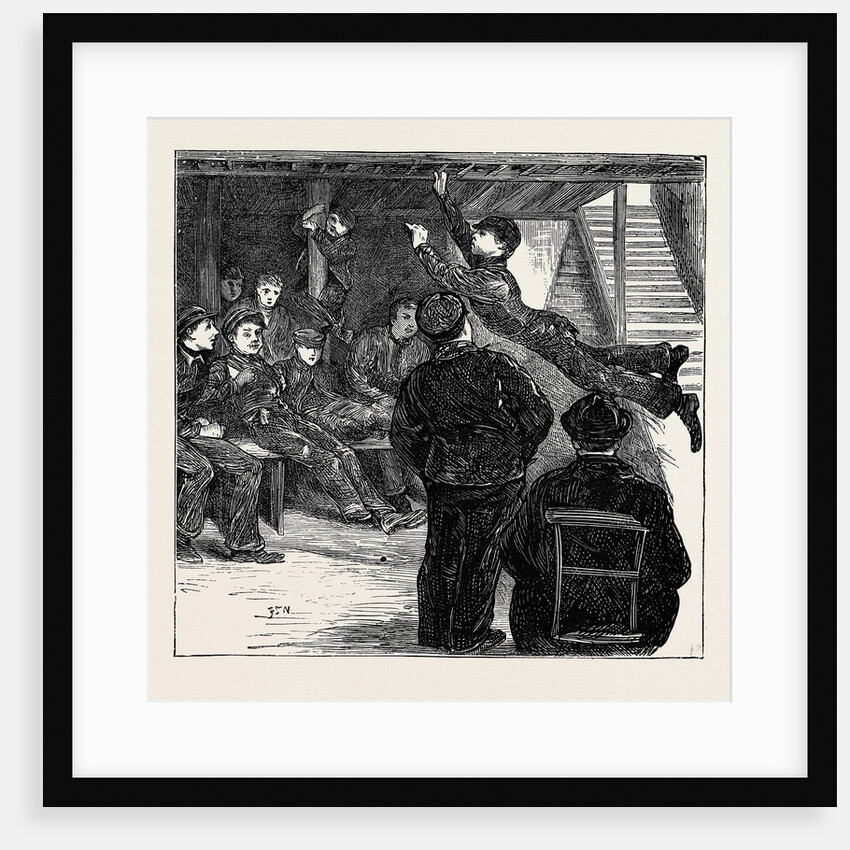 Home for News-Boys in the Metropolis: The Exercise Room by Anonymous