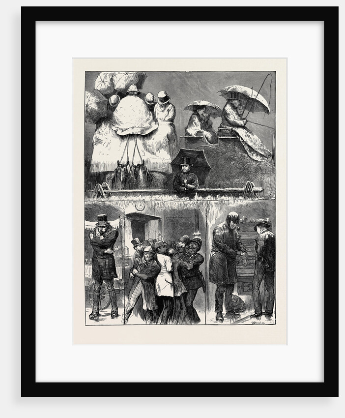 At the Oxford and Cambridge Boat Race by Anonymous