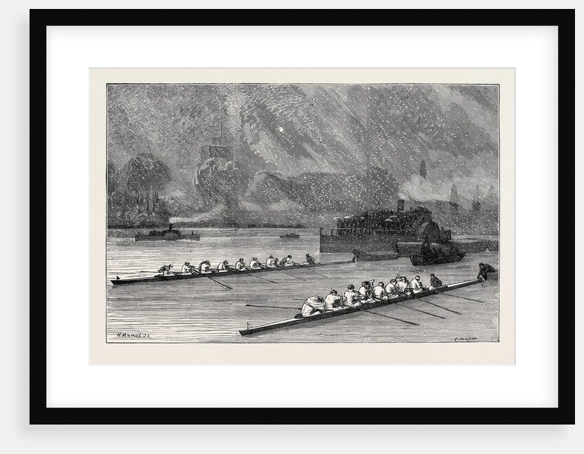 The Oxford and Cambridge Boat Race: The Start by Anonymous