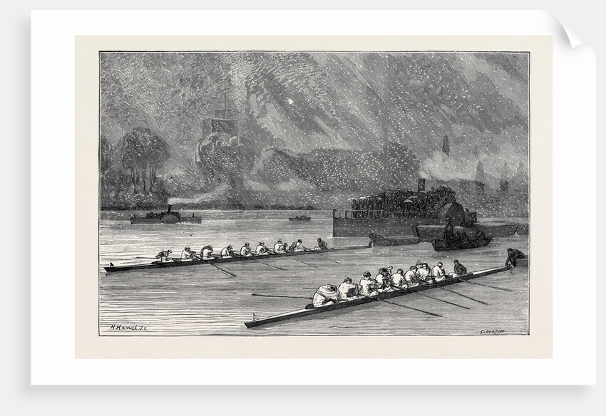 The Oxford and Cambridge Boat Race: The Start by Anonymous