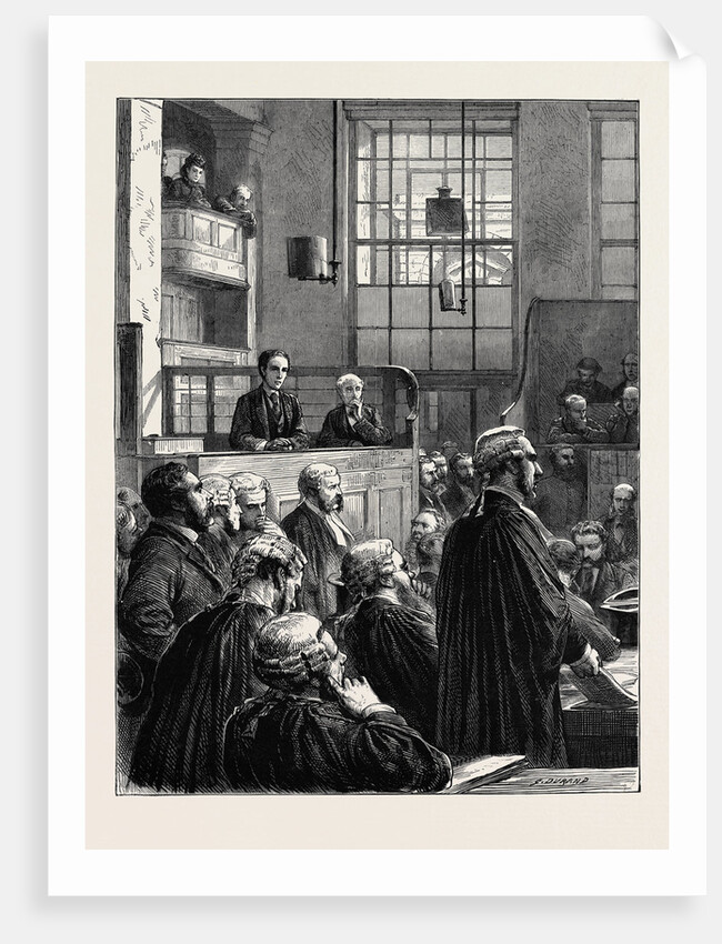 A Sketch at the Central Criminal Court During the Late Trial of O'Connor by Anonymous