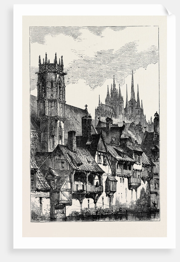 The Augustinian Convent at Erfurth, Recently Destroyed by Fire by Anonymous