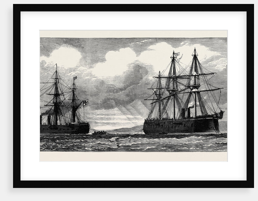 The Lord Warden Towing the Lord Clyde Off the Island of Pantellaria by Anonymous