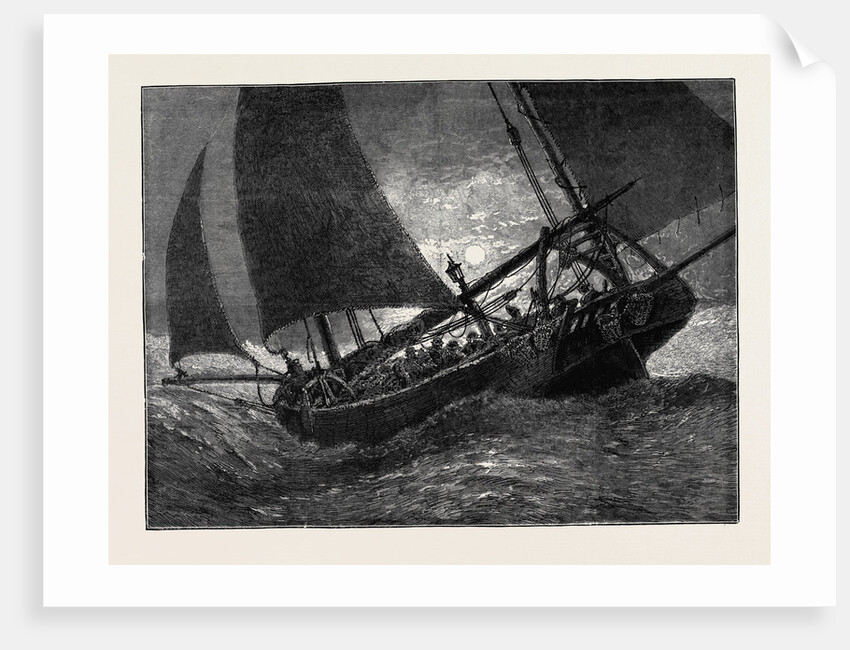 A Hazy Night, Yarmouth Roads by Anonymous