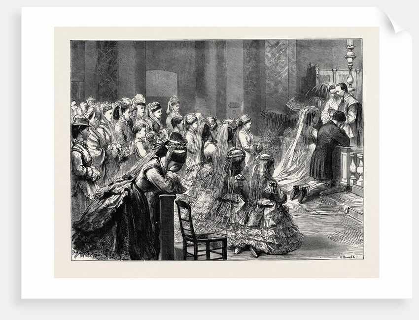 The Marriage of the Marquis of Bute at the Oratory, Brompton by Anonymous