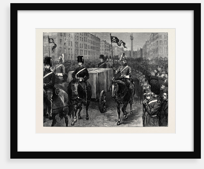 The Funeral of Lord Mayo: The Procession Passing Over Carlisle Bridge by Anonymous