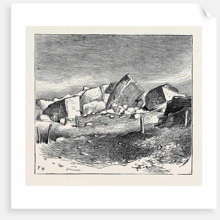 Experiments with Gun-Cotton Near Hastings: One Minute after the Explosion by Anonymous